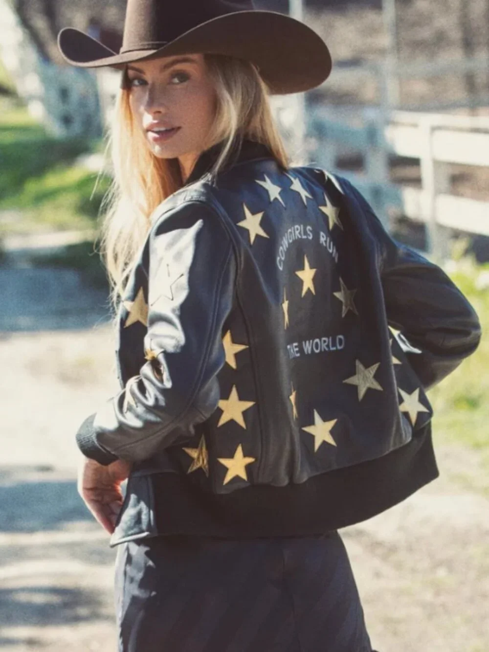 Cowgirls Rule the World Bomber Jacket - WESTERN and CO- Small- NEW WITH TAGS - Picture 2 of 4